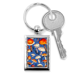 Tiny And Delicate Animal Crossing Mushrooms Key Chain (rectangle) by GardenOfOphir