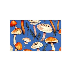 Tiny And Delicate Animal Crossing Mushrooms Sticker Rectangular (100 Pack) by GardenOfOphir