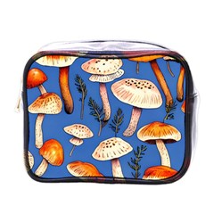 Tiny And Delicate Animal Crossing Mushrooms Mini Toiletries Bag (one Side) by GardenOfOphir