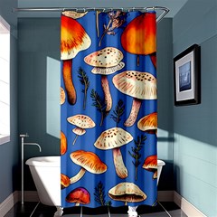 Tiny And Delicate Animal Crossing Mushrooms Shower Curtain 36  X 72  (stall)  by GardenOfOphir