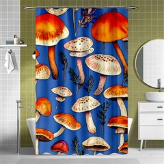 Tiny And Delicate Animal Crossing Mushrooms Shower Curtain 48  X 72  (small)  by GardenOfOphir