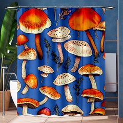 Tiny And Delicate Animal Crossing Mushrooms Shower Curtain 60  X 72  (medium)  by GardenOfOphir