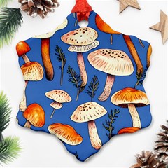 Tiny And Delicate Animal Crossing Mushrooms Ornament (snowflake) by GardenOfOphir