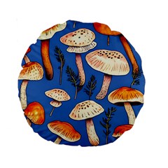 Tiny And Delicate Animal Crossing Mushrooms Standard 15  Premium Round Cushions by GardenOfOphir