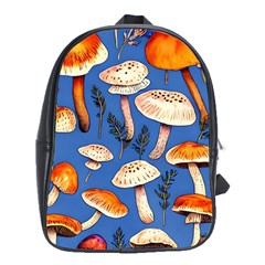 Tiny And Delicate Animal Crossing Mushrooms School Bag (xl) by GardenOfOphir