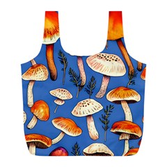 Tiny And Delicate Animal Crossing Mushrooms Full Print Recycle Bag (l) by GardenOfOphir