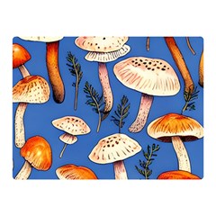 Tiny And Delicate Animal Crossing Mushrooms Premium Plush Fleece Blanket (mini) by GardenOfOphir