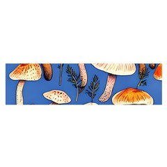 Tiny And Delicate Animal Crossing Mushrooms Oblong Satin Scarf (16  X 60 ) by GardenOfOphir