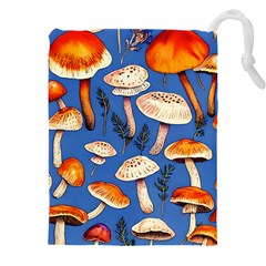 Tiny And Delicate Animal Crossing Mushrooms Drawstring Pouch (5xl) by GardenOfOphir