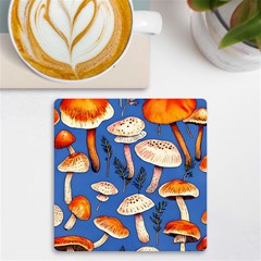 Tiny And Delicate Animal Crossing Mushrooms Uv Print Square Tile Coaster  by GardenOfOphir