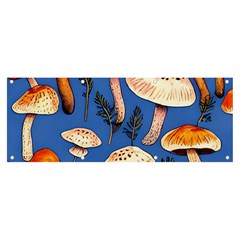 Tiny And Delicate Animal Crossing Mushrooms Banner And Sign 8  X 3  by GardenOfOphir