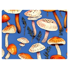 Tiny And Delicate Animal Crossing Mushrooms Premium Plush Fleece Blanket (extra Small) by GardenOfOphir