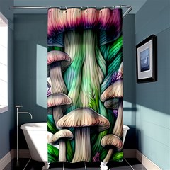 Woodsy Mushroom Shower Curtain 36  X 72  (stall)  by GardenOfOphir