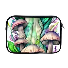 Woodsy Mushroom Apple Macbook Pro 17  Zipper Case by GardenOfOphir