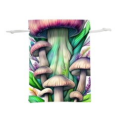 Woodsy Mushroom Lightweight Drawstring Pouch (s) by GardenOfOphir