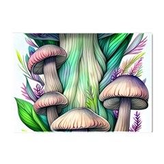 Woodsy Mushroom Crystal Sticker (a4) by GardenOfOphir