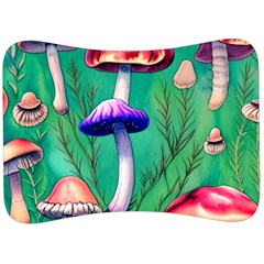 Foresty Mushroom Velour Seat Head Rest Cushion by GardenOfOphir