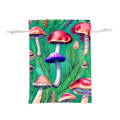 Foresty Mushroom Lightweight Drawstring Pouch (s) by GardenOfOphir