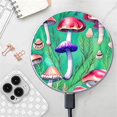 Foresty Mushroom Wireless Fast Charger(white) by GardenOfOphir