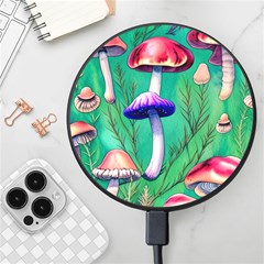 Foresty Mushroom Wireless Fast Charger(black) by GardenOfOphir