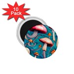 Witchy Mushroom 1.75  Magnets (10 pack)  Front