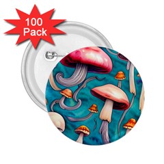 Witchy Mushroom 2 25  Buttons (100 Pack)  by GardenOfOphir