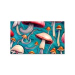 Witchy Mushroom Sticker Rectangular (100 pack) Front