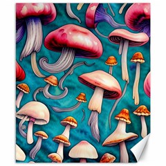 Witchy Mushroom Canvas 8  X 10  by GardenOfOphir