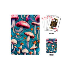 Witchy Mushroom Playing Cards Single Design (mini) by GardenOfOphir