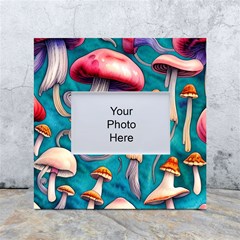 Witchy Mushroom White Box Photo Frame 4  X 6  by GardenOfOphir