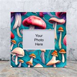 Witchy Mushroom White Box Photo Frame 4  x 6  Front