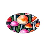 Goblincore Mushroom Sticker Oval (10 pack) Front