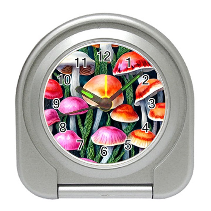 Goblincore Mushroom Travel Alarm Clock