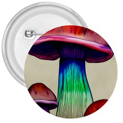 Tiny Mushroom 3  Buttons by GardenOfOphir