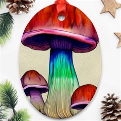 Tiny Mushroom Ornament (oval) by GardenOfOphir