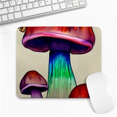 Tiny Mushroom Large Mousepad by GardenOfOphir