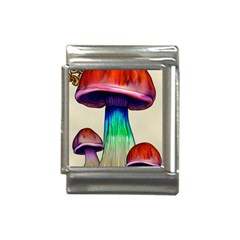 Tiny Mushroom Italian Charm (13mm) by GardenOfOphir