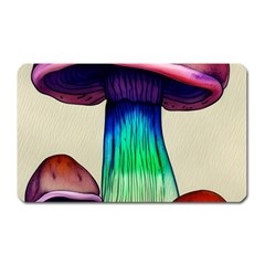 Tiny Mushroom Magnet (rectangular) by GardenOfOphir