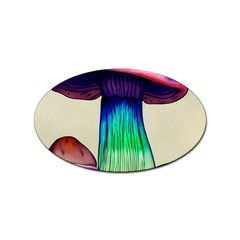 Tiny Mushroom Sticker Oval (10 Pack) by GardenOfOphir