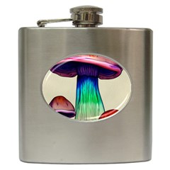 Tiny Mushroom Hip Flask (6 Oz) by GardenOfOphir