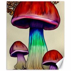 Tiny Mushroom Canvas 8  X 10  by GardenOfOphir