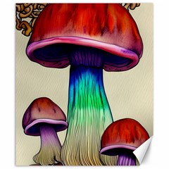 Tiny Mushroom Canvas 20  X 24  by GardenOfOphir