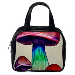 Tiny Mushroom Classic Handbag (one Side) by GardenOfOphir