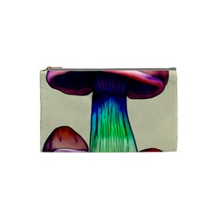 Tiny Mushroom Cosmetic Bag (small) by GardenOfOphir