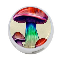 Tiny Mushroom 4-port Usb Hub (two Sides) by GardenOfOphir