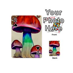 Tiny Mushroom Playing Cards 54 Designs (mini) by GardenOfOphir