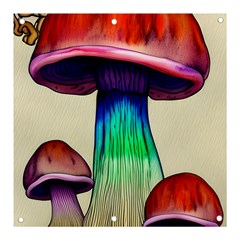 Tiny Mushroom Banner And Sign 3  X 3  by GardenOfOphir