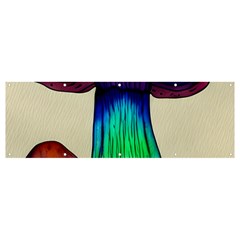 Tiny Mushroom Banner And Sign 12  X 4  by GardenOfOphir