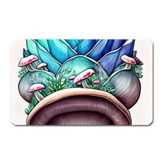 Mushrooms Nature s Little Wonders Magnet (rectangular) by GardenOfOphir