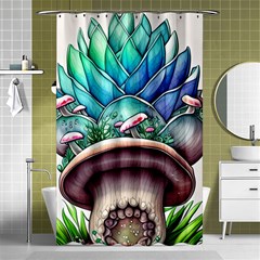 Mushrooms Nature s Little Wonders Shower Curtain 48  X 72  (small)  by GardenOfOphir